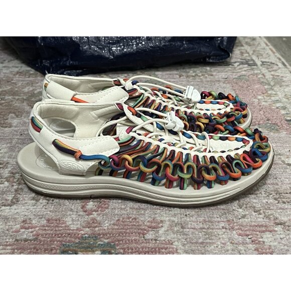 Keen Women’s Uneek Tie Dye Birch Sandals Shoes Size 9 - Picture 8 of 13